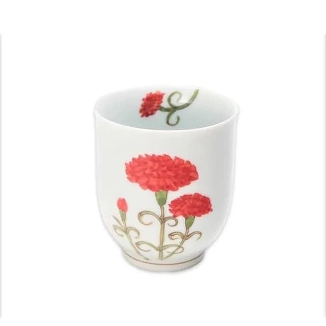 【TACHIKICHI 橘吉】康乃馨茶碗・湯吞組(母親節禮物)