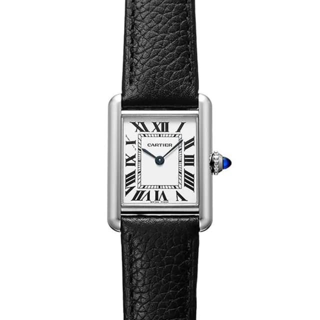 【Cartier 卡地亞】TANK MUST 新經典皮帶小型腕錶x29.5x22mm(WSTA0110)