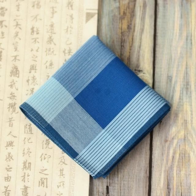 【巴黎精品】現貨出清 不退換 手帕禮盒純棉方巾 單入(商務吸汗多彩細膩父親節生日禮物男配件15款p1ae2)
