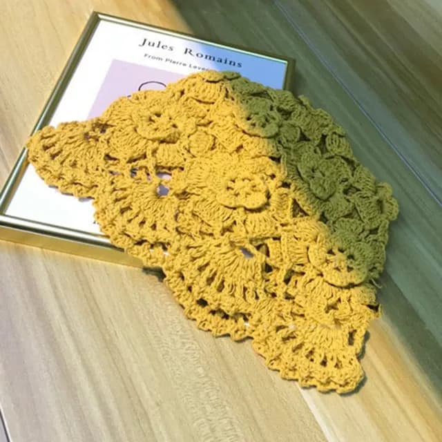 【巴黎精品】現貨秒發 針織毛帽(手工編織春秋時尚女帽子情人節生日禮物5色p1aa1)