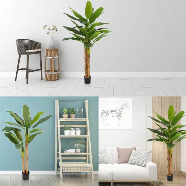 【POKO】仿真景觀芭蕉樹 高仿真160公分大型盆栽(景觀室內外裝飾 人工植物 家居 園藝 裝飾造景)