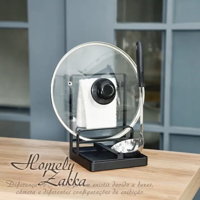 【Homely Zakka】日式簡約鐵藝多功能立式收納架/鍋蓋架/湯勺置物架/收納架(廚房 餐具 收納 鍋蓋架 湯勺架)