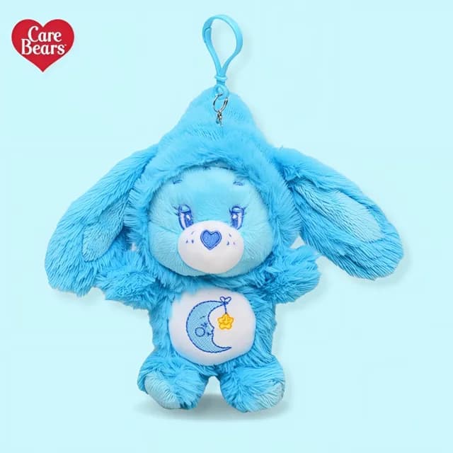【Care Bears】美國彩虹熊愛心熊長耳兔系列正版授權毛絨玩偶吊飾(女兒女友生日交換聖誕禮物)