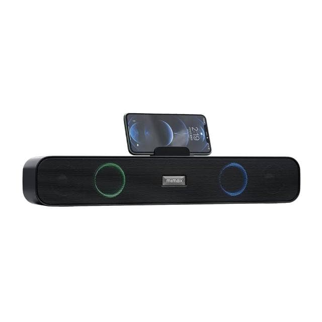 【米覓 mimax】重低音霸雙喇叭藍芽音箱(音響 藍芽 soundbar 藍芽音響 喇叭 RGB燈效)