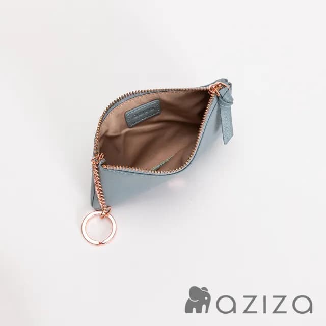 【aziza】鑰匙零錢包(雙11/薄暮藍/絕版出清)