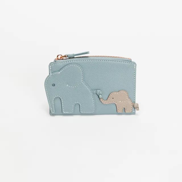 【aziza】URI大手牽小手零錢包(雙11/薄暮藍/絕版出清下殺/療癒小物/送禮首選)