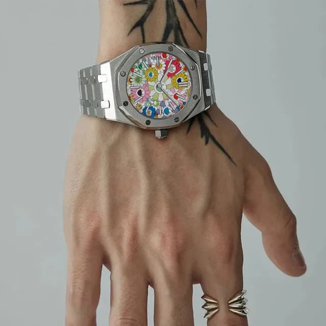 【MoonDy】手錶 腕錶 夜光錶 向日葵 太陽花 金屬手錶 圓形表面 防水手錶 運動手錶 搭配好 