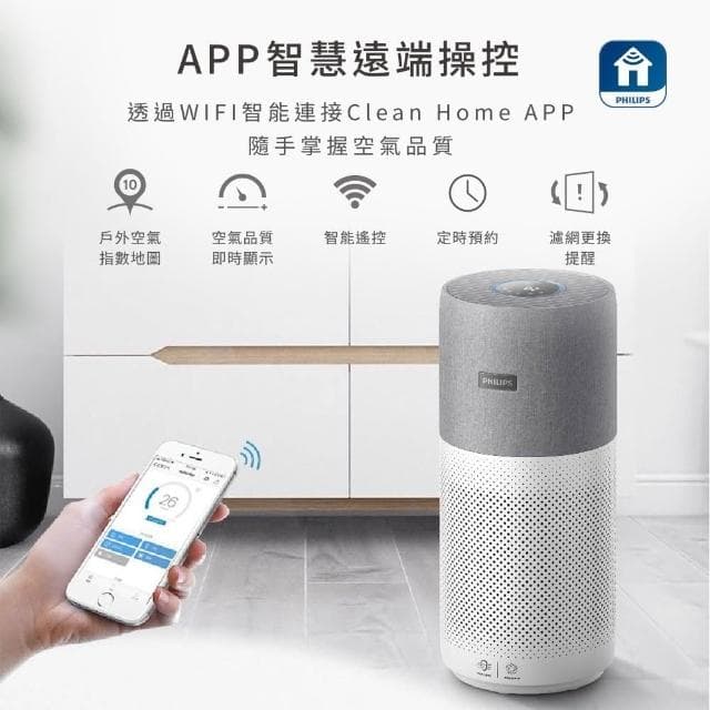 【Philips 飛利浦】奈米級空氣清淨機★適用22坪(AC3033)