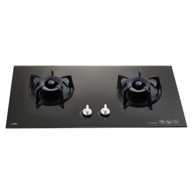 【喜特麗】雙口黑色玻璃檯面爐JT-GC209A(原廠安裝)