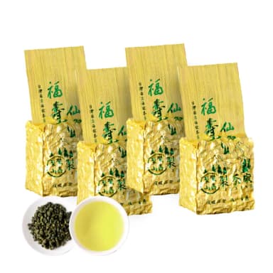 【梨山聚鑫製茶廠】福壽山仙茗手採高冷茶半斤組75g×4包(75克/包、正產地、輕發酵、無焙火)