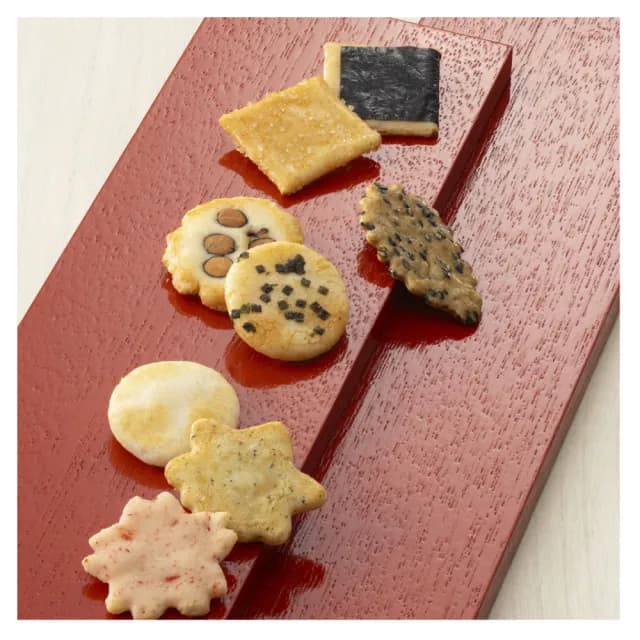 【小倉山莊】山春秋化妝箱 仙貝禮盒 8入/盒(送禮首選 中秋 過年 端午 三節禮物)