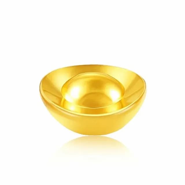 【Penny珮妮】999黃金迷你元寶吊墜無項鍊(母親節禮物 交換禮物 送女友 生日禮物 情人節 尾牙 新年 結婚)