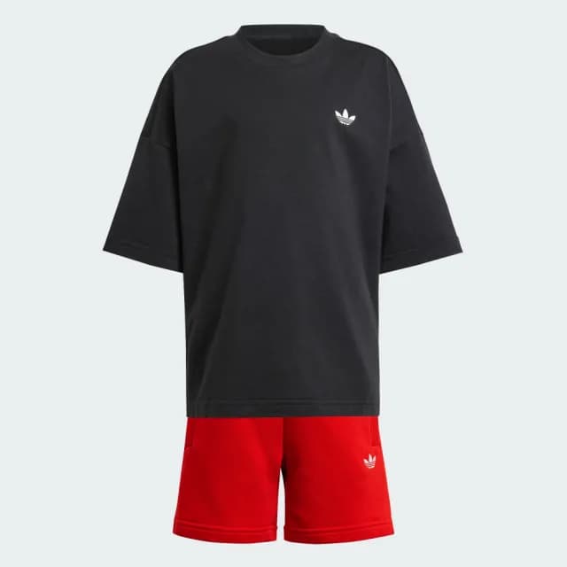 【adidas 愛迪達】DISNEY MICKEY MOUSE 運動套裝 童裝 - Originals JD0639