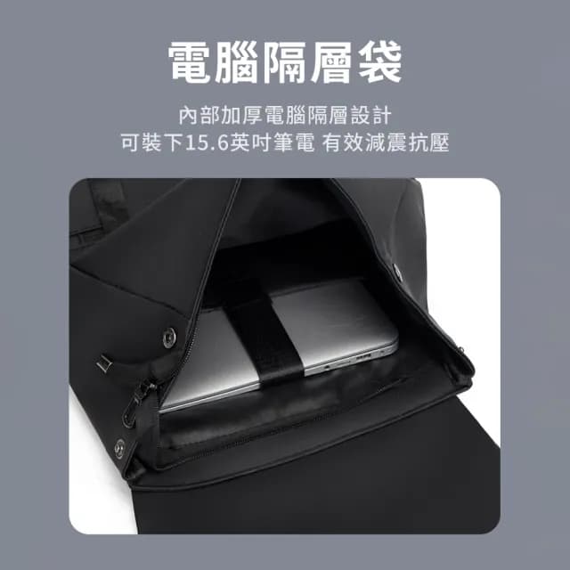 【SUNORO】父親節禮物 日式大容量雙肩後背包 PU皮革筆電包 旅行出差後背包 學生書包 側背包 行李箱掛包