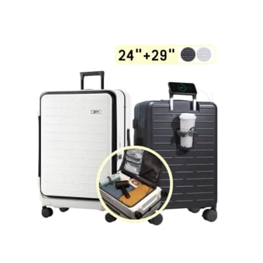 【Arlink】24+29吋 1:9上掀式行李箱 上開式旅行箱(行李箱組合/行李箱/前掀式行李箱/旅行箱)