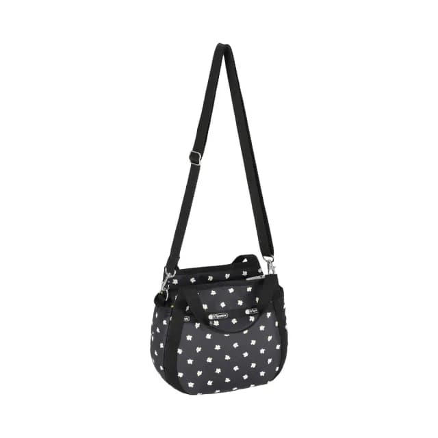 【Lesportsac】斜背手提兩用包 側背包 水桶包 送禮 禮物 女包 男包 禮物 送禮(俏皮小雛菊)