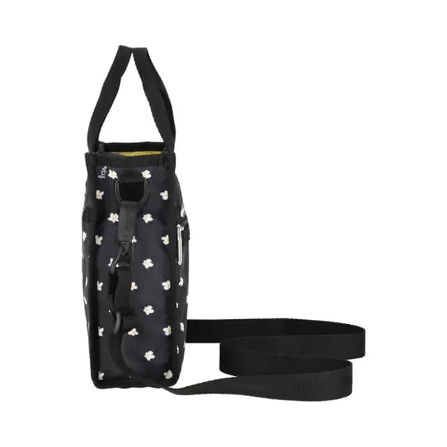 【Lesportsac】迷你方型托特包 隨身小包 手提袋 送禮 禮物 女包 男包 情人節禮物(俏皮小雛菊)