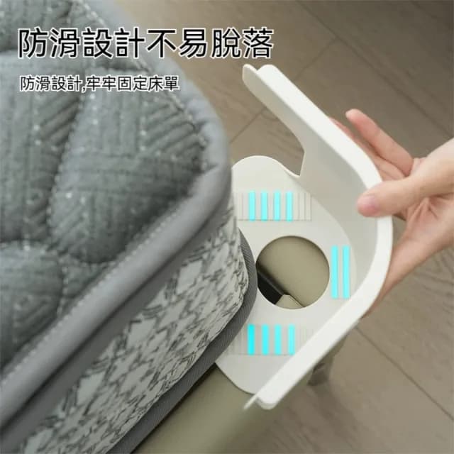 【Dagebeno荷生活】防滑不易脫落床單床套固定器 隱藏式卡扣便捷安裝四角固定器(2組)