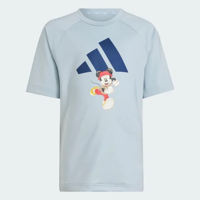 【adidas 愛迪達】DISNEY 米奇 運動套裝 涼感 童裝 JF3621