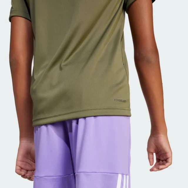【adidas 愛迪達】AEROREADY 短袖上衣 T恤 乾爽 童裝 JI8685