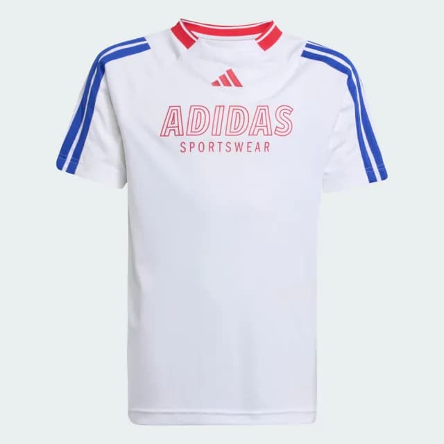 【adidas 愛迪達】HOUSE OF TIRO 短袖上衣 T恤 童裝 JW7418