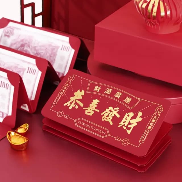 【激安殿堂GAPL】折疊紅包袋/中式紅包袋/新年紅包袋/父親節母親節生日/蛇年紅包袋/抖音爆紅(任選5入/10格)