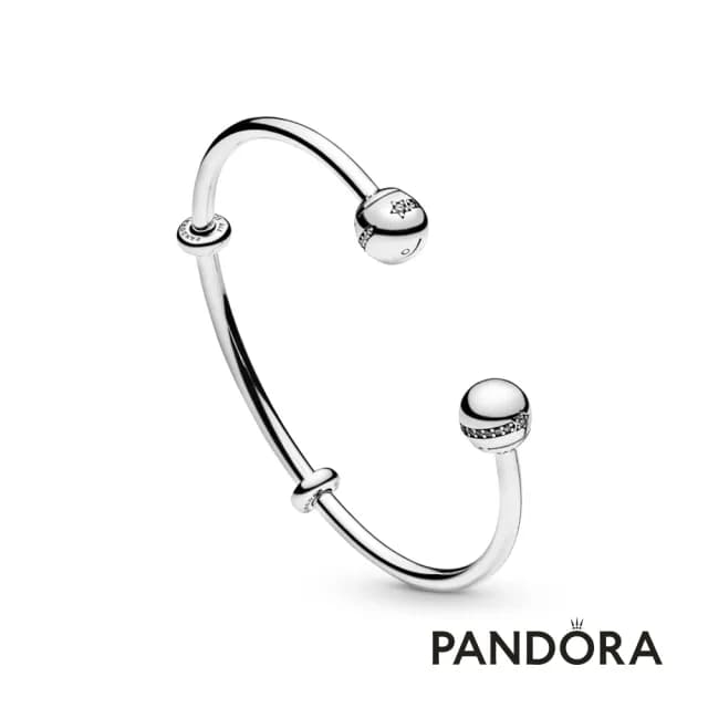 【Pandora 官方直營】Moments 流星開扣式手環-絕版品