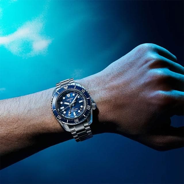 【SEIKO 精工】Prospex SPB509J1 60週年 三日鍊 藍色波浪 GMT潛水機械錶 畢業禮物(SPB509J1/6R54-00N0B)