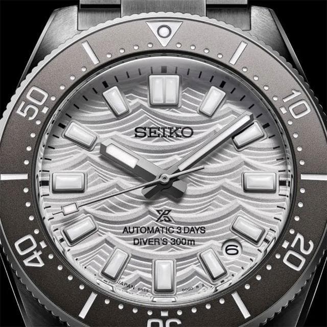 【SEIKO 精工】SPB511J1 Prospex 60週年限量三日鍊 銀色海浪潛水機械錶 畢業禮物(SPB511J1/6R55-00K0S)