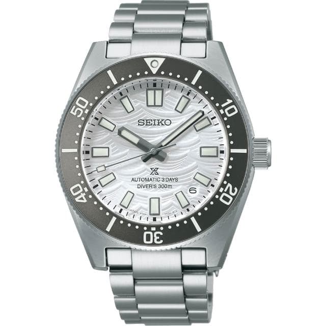 【SEIKO 精工】SPB511J1 Prospex 60週年限量三日鍊 銀色海浪潛水機械錶 畢業禮物(SPB511J1/6R55-00K0S)