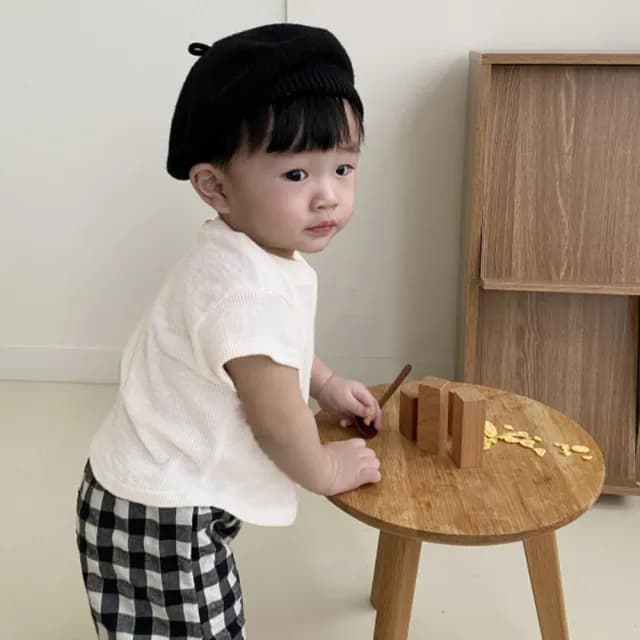 【橘魔法】涼感 超柔軟彈性圓口袋短袖上衣(T恤 中性款 男童 女童 兒童 童裝)