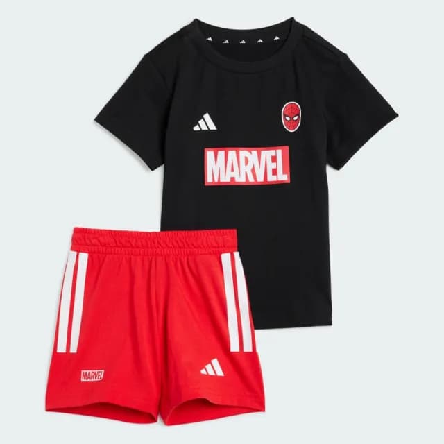 【adidas 愛迪達】MARVEL 蜘蛛人 運動套裝 嬰幼童裝 JW9968