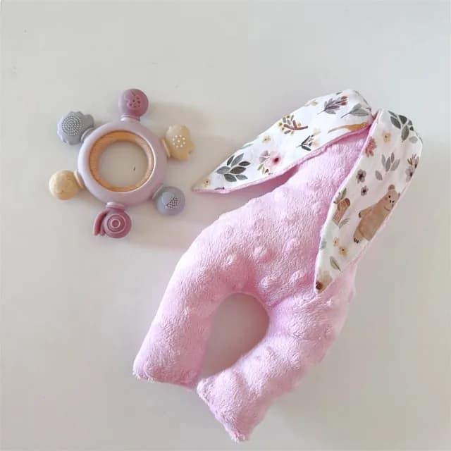 【Lianne baby】女嬰禮盒 台灣製韓國布粉鹿熊森林豪華彌月禮盒 嬰兒禮物(滿月禮 收涎禮物  彌月禮盒)