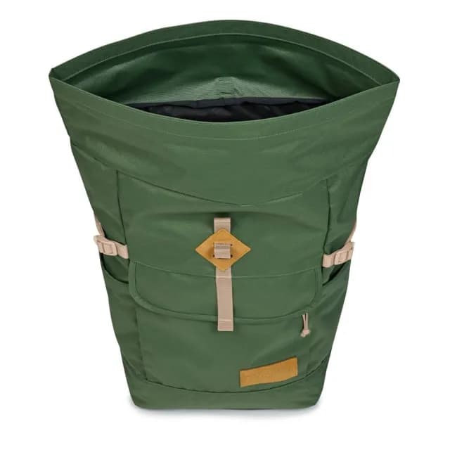 【JANSPORT】情人節禮物 HATCHET ROLLTOP 捲蓋式後背包 軍綠色(JS0A86DKKM1)