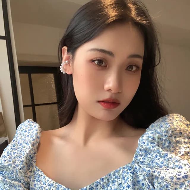 【INES】韓國設計不規則異形珍珠耳骨夾單只(珍珠耳骨夾 不規則耳骨夾)