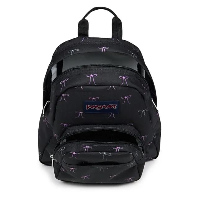 【JANSPORT】父親節禮物 HALF PINT迷你小背包 - 風格黑(JS00TDH6KX0)