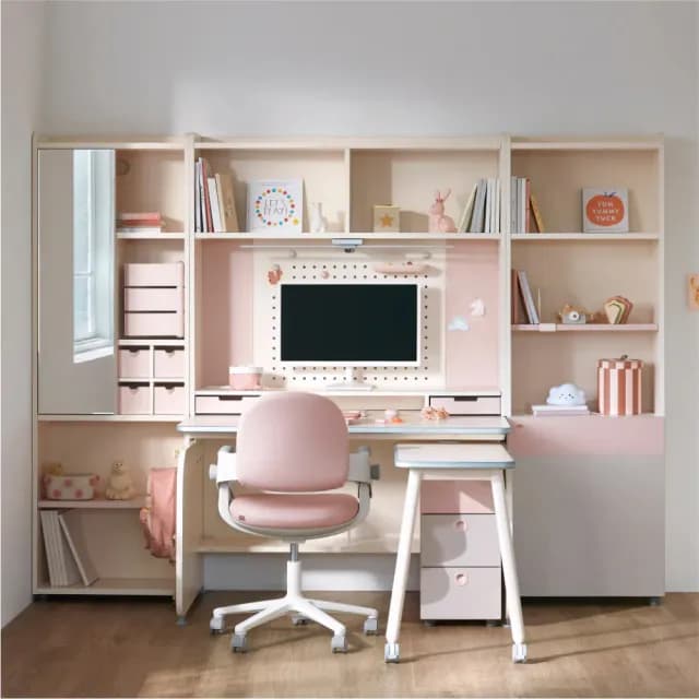 【iloom 怡倫家居】LINKI PLUS 1200型 4層智能型書桌組 螢幕架款(含門板+LED 4色)