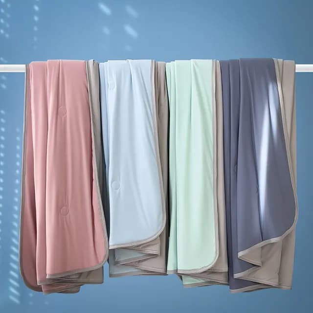 【Sleep Club】買一送一 黑科技冰絲酷涼被 冰絲被 冰冰被(四季被 涼被 夏被 涼被 冰涼被 韓國被)