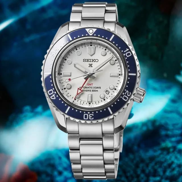 【SEIKO 精工】PROSPEX系列 三日鍊 GMT潛水機械腕錶 七夕 情人節 送禮 推薦(SPB519J1/6R54-00P0S)