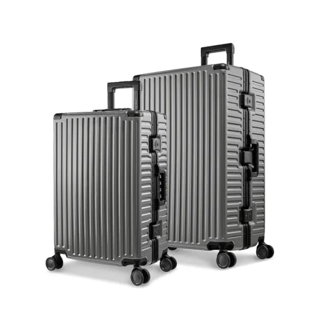 【Arowana 亞諾納】航太鋁框兩件組25+29吋亞力士避震輪行李箱/旅行箱(多色任選)