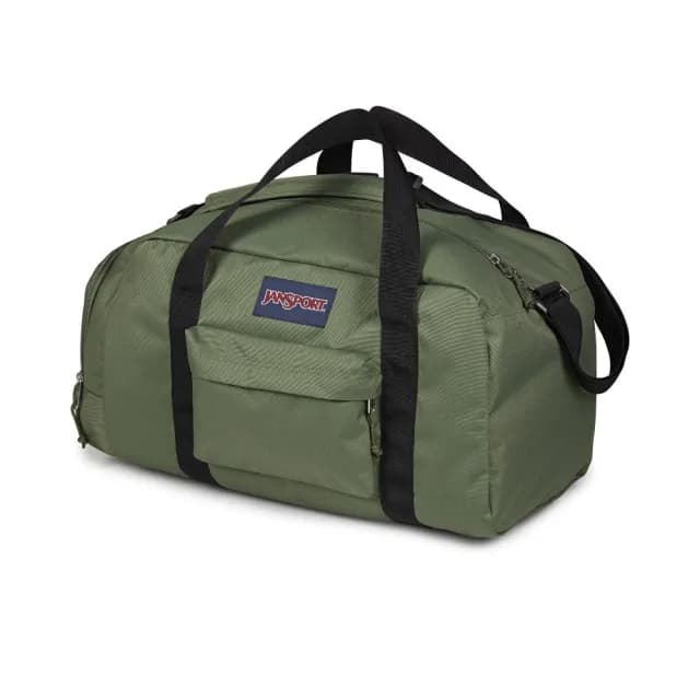 【JANSPORT】情人節禮物 WEEKENDER MEDIUM DUFFEL 多功能中型旅行袋 軍綠色(JS0A85VFKM1)
