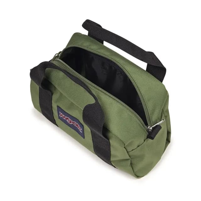 【JANSPORT】情人節禮物 WEEKENDER MINI DUFFEL 旅行迷你手提袋 軍綠色(JS0A85VGKM1)