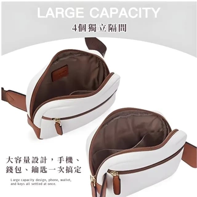 【帥氣簡約】情人節禮物 大容量皮革腰包(多層 運動腰包 胸包 側背包 斜挎包 單肩包 側肩包 實用禮物)