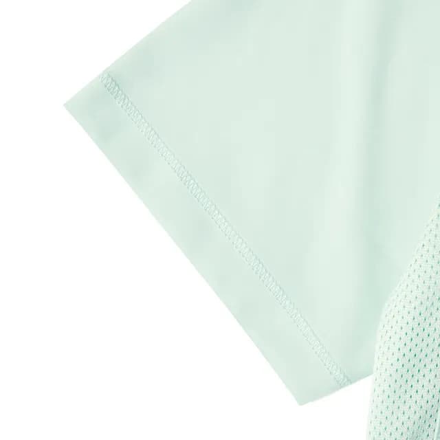 【GIORDANO 佐丹奴】童裝涼感透氣運動短TEE G-MOTION系列(60 冰河綠)