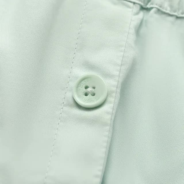 【GIORDANO 佐丹奴】童裝彈力腰口袋褲裙(60 冰河綠)