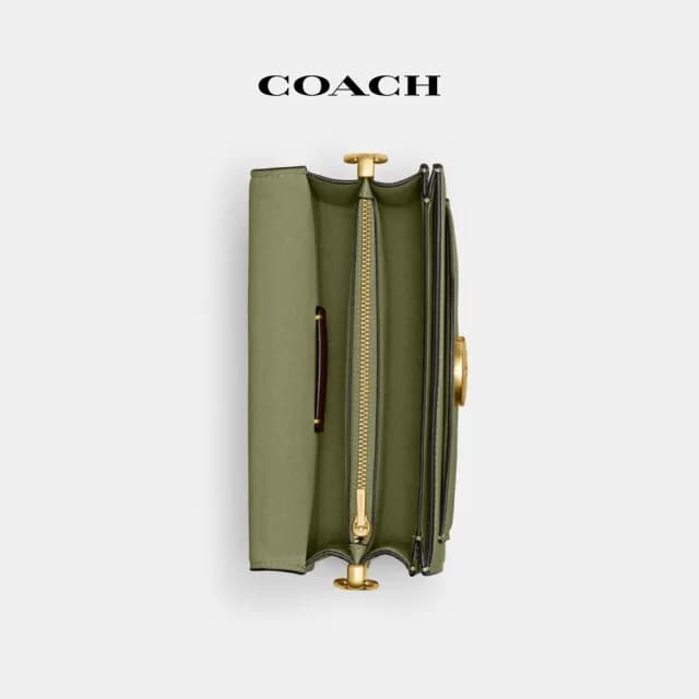 【COACH】蔻馳官方直營 TABBY 20號單肩手袋-B4/苔蘚綠色(CM543)