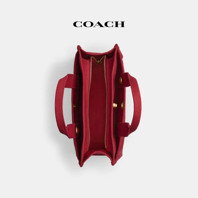 【COACH】蔻馳官方直營 CARGO COACH SNAKE文字NEW YEAR 托特包 托特手袋-兩色任選(CZ431)