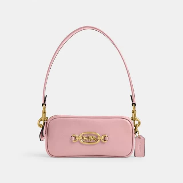 【COACH】蔻馳官方直營 AVERY單肩手袋-B4/柔粉色(CR095)