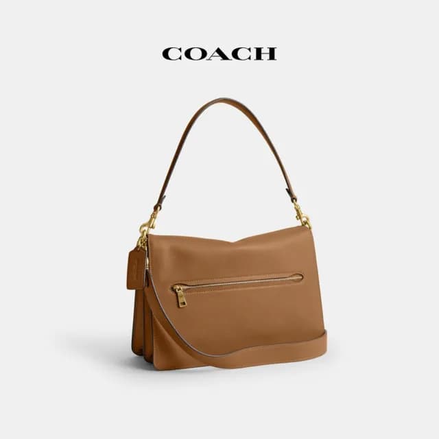 【COACH】蔻馳官方直營 CHAIN TABBY 30號鏈帶單肩手袋 單肩包 斜背包-多色可選(CY920)