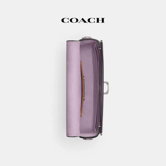 【COACH】蔻馳官方直營 STUDIO 手袋-LH/柔紫色(CE331)